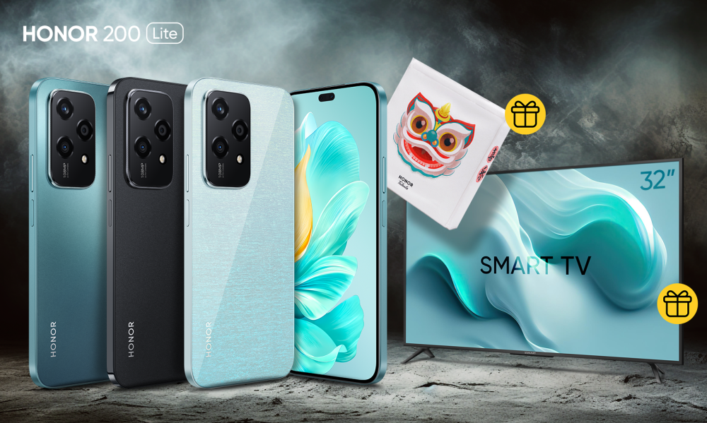 При покупке Honor 200 lite, телевизор в подарок