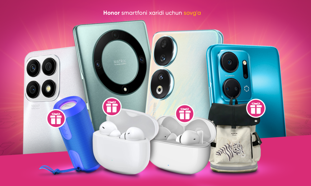 Honor smartfoni haridi uchun sovg'a!