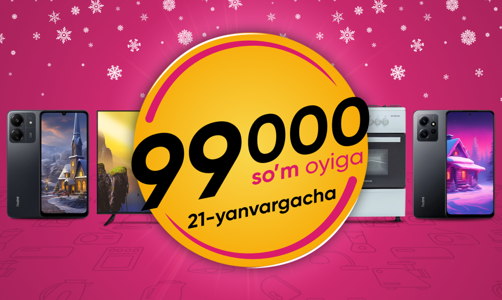 Texnika oyiga 99 000 dan 