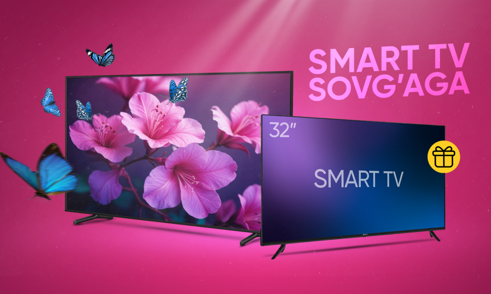 50 dyuymli televizor sotib olayotganda sovg'a sifatida televizor