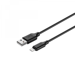 KITs USB 2.0 to Lightning cable, 2A, black, 1m (KITS-W-003)